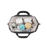 Little Story Elva Diaper Bag with Stroller Straps – Black