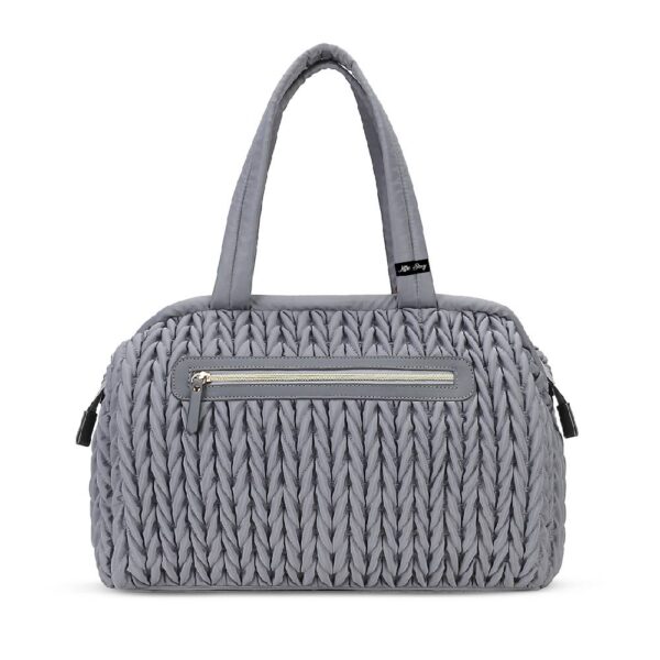 Little Story Elva Diaper Bag with Stroller Straps – Grey