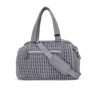 Little Story Elva Diaper Bag with Stroller Straps – Grey