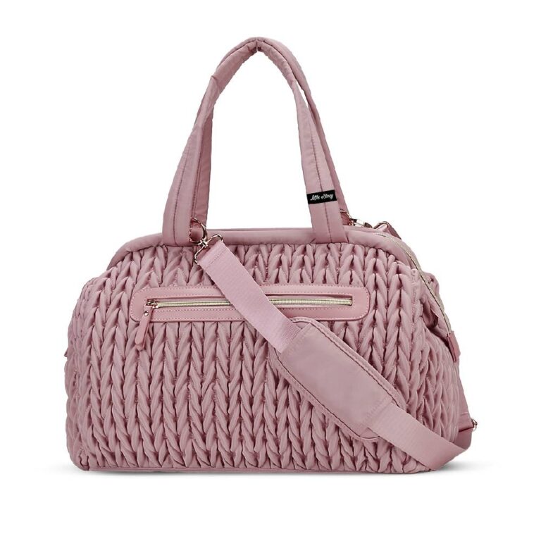 Little Story - Elva Diaper Bag with Stroller Straps - Pink