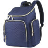 Little Story – Georgia Diaper Bag W/ Changing Pad & Stroller Hooks – Navy Blue