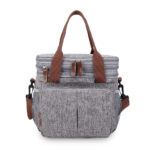 Little Story – Insulated Expandable Lunch Bag – Grey