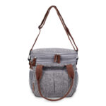Little Story – Insulated Expandable Lunch Bag – Grey