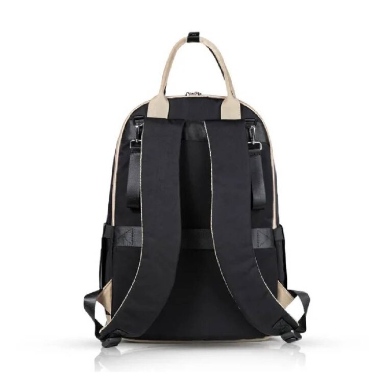 Little Story - Kenzie Mom Dad Travel Diaper Backpack - Black