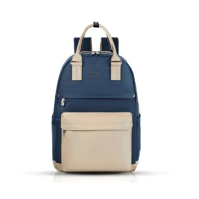 Little Story - Kenzie Mom Dad Travel Diaper Backpack - Dark Blue