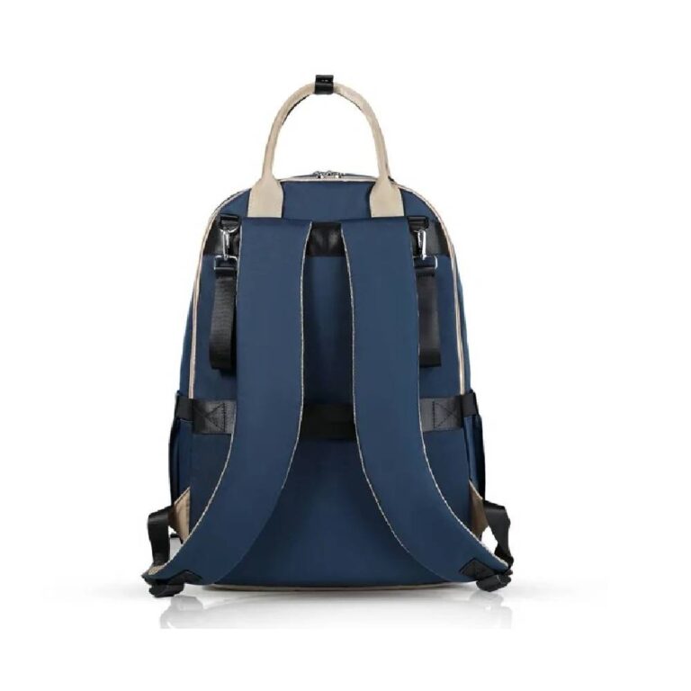 Little Story - Kenzie Mom Dad Travel Diaper Backpack - Dark Blue