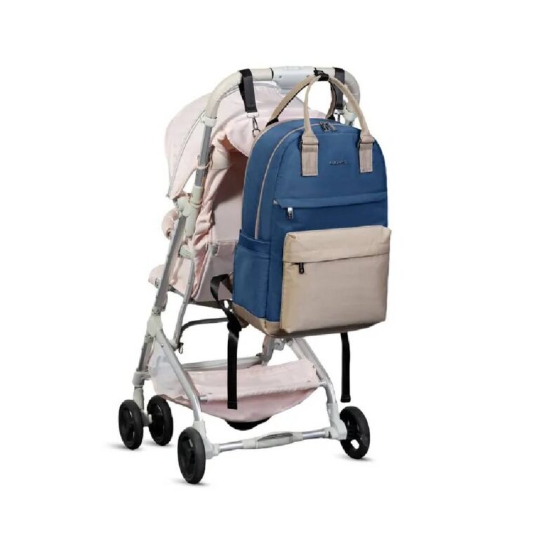 Little Story - Kenzie Mom Dad Travel Diaper Backpack - Dark Blue