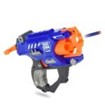 Little Story – Kids Manual Bullet Gun With 10Pcs Soft Bullets – Blue
