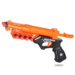 Little Story – Kids Manual Bullet Gun With 10Pcs Soft Bullets – Orange