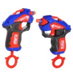 Little Story – Kids Manual Mini Bullet Gun With 10 Soft Bullets – Pack Of 2 – Blue
