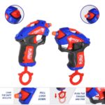 Little Story – Kids Manual Mini Bullet Gun With 10 Soft Bullets – Pack Of 2 – Blue