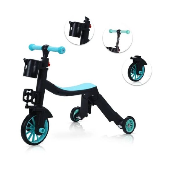 Little Story – Kids Scooter/Balance Bike/Tri Cycle – Green