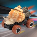 Little Story – Kids Toy 2 Channel Snail Car With Remote Control – Brown