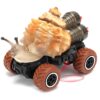 Little Story – Kids Toy 2 Channel Snail Car With Remote Control – Brown