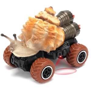 Little Story – Kids Toy 2 Channel Snail Car With Remote Control – Brown