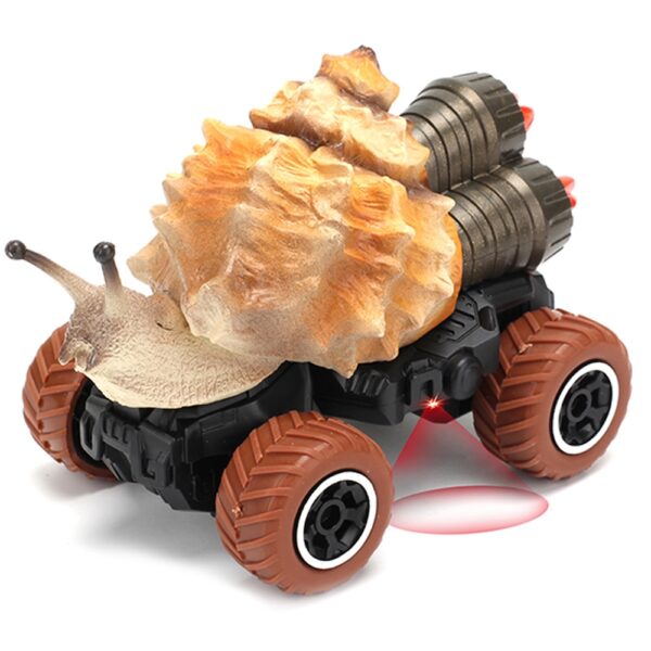 Little Story – Kids Toy 2 Channel Snail Car With Remote Control – Brown