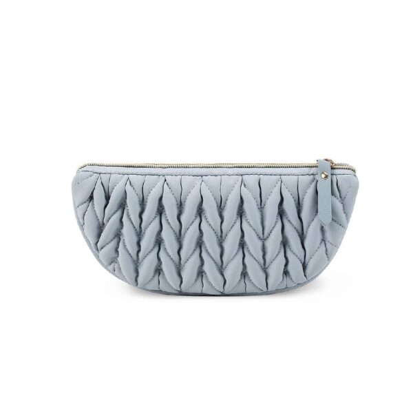 Little Story – Luxe Knit Diaper Bag with Clutch – Grey
