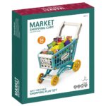 Little Story – Market Shopping Cart Toy Set (56 Pcs) – Green