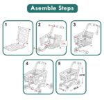 Little Story – Market Shopping Cart Toy Set (56 Pcs) – Green