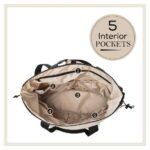Little Story – Mommy Diaper Bag W/ Changing Mat – Beige