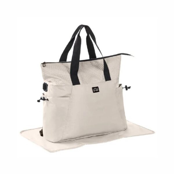 Little Story – Mommy Diaper Bag W/ Changing Mat – Beige