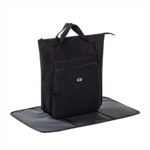 Little Story – Mommy Diaper Bag W/ Changing Mat – Black