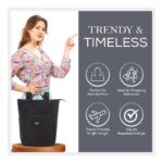 Little Story – Mommy Diaper Bag W/ Changing Mat – Black