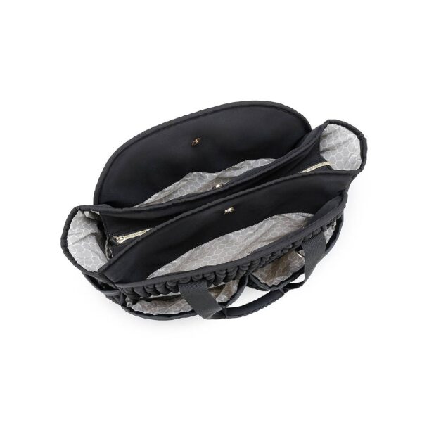 Little Story – Nova Tote with Pacifier Pod – Black