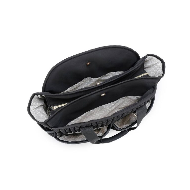 Little Story - Nova Tote with Pacifier Pod - Black