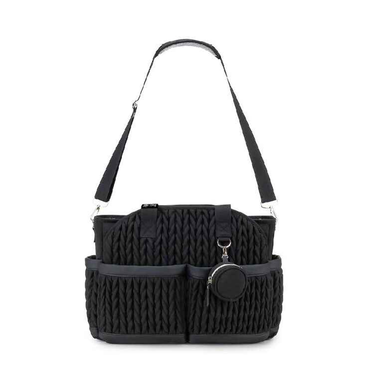 Little Story - Nova Tote with Pacifier Pod - Black