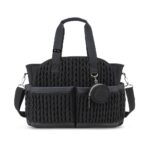 Little Story – Nova Tote with Pacifier Pod – Black