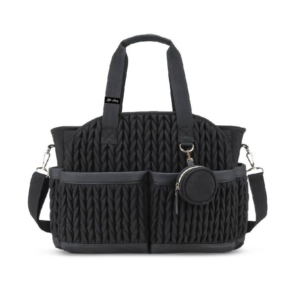 Little Story – Nova Tote with Pacifier Pod – Black