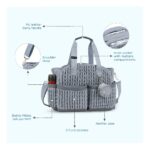 Little Story – Nova Tote with Pacifier Pod – Grey
