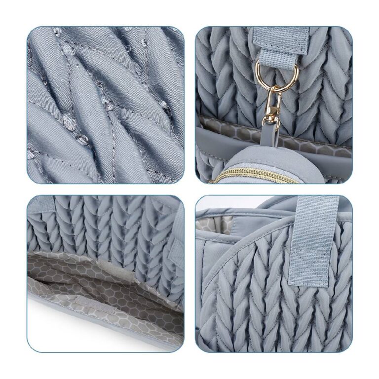 Little Story - Nova Tote with Pacifier Pod - Grey