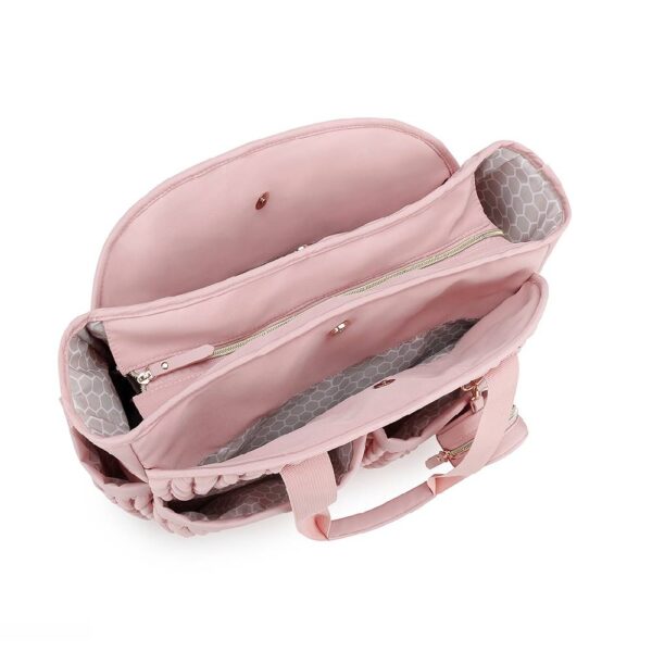 Little Story – Nova Tote with Pacifier Pod – Pink