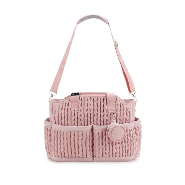 Little Story – Nova Tote with Pacifier Pod – Pink