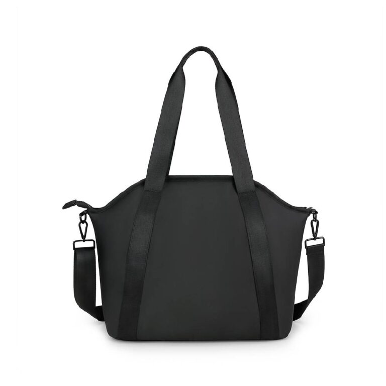 Little Story Onyx Diaper Bag with Stroller Straps - Black