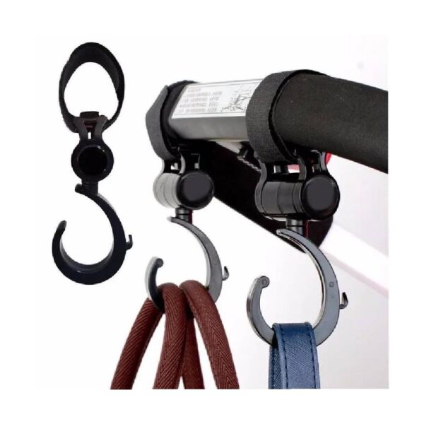 Little Story Rotating Compatible Stroller Hooks