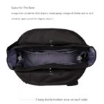 Little Story Signature Black Diaper Bag – Insulated Pockets, Changing Mat, 15L Capacity