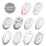 Little Story Soft Breathable Fiberfill Newborn Lounger Bed – Galaxy