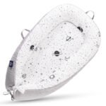 Little Story Soft Breathable Fiberfill Newborn Lounger Bed – Galaxy