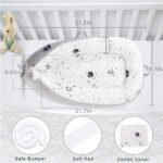 Little Story Soft Breathable Fiberfill Newborn Lounger Bed – Galaxy