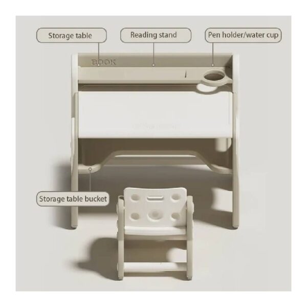 Little Story – Table – Multi Purpose Drawing/Study w/Chair – Beige