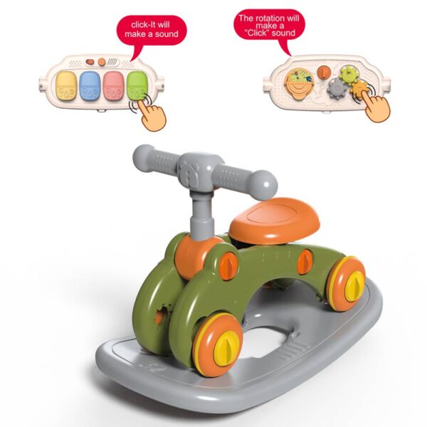 Little Story – Walker 6 In1 Baby Activity Center – Green
