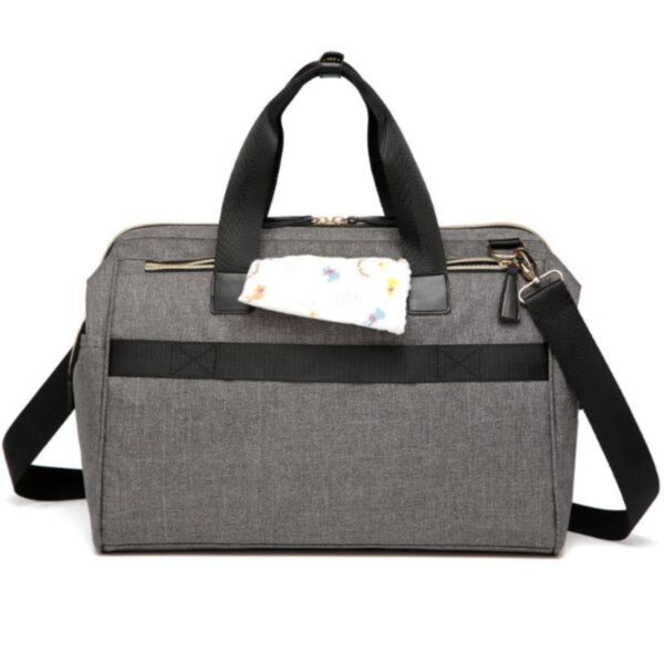 Little Story – Zera Mom Dad Diaper Bag – Grey