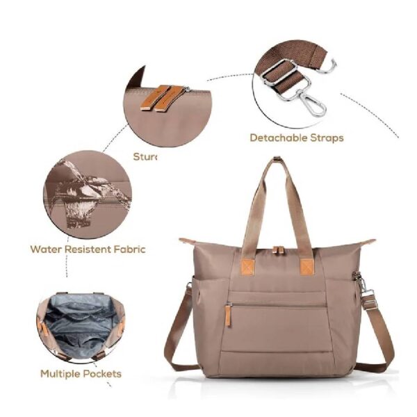 Little Story – Zurich Pack and Go Baby Travel Diaper Bag – Beige