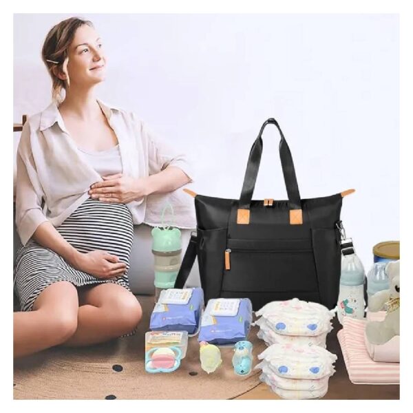 Little Story – Zurich Pack and Go Baby Travel Diaper Bag – Black