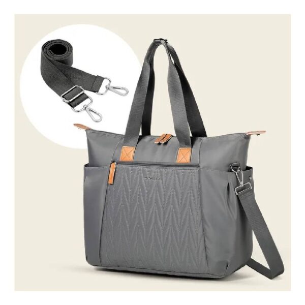 Little Story – Zurich Pack and Go Baby Travel Diaper Bag – Grey