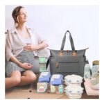 Little Story – Zurich Pack and Go Baby Travel Diaper Bag – Grey