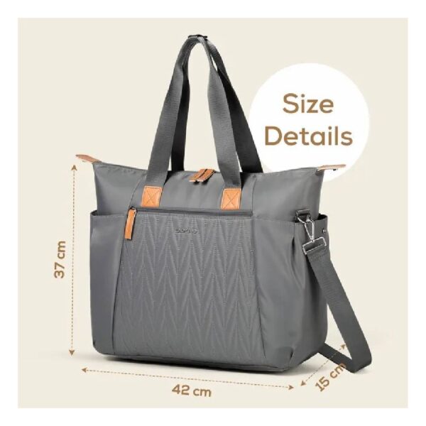 Little Story – Zurich Pack and Go Baby Travel Diaper Bag – Grey